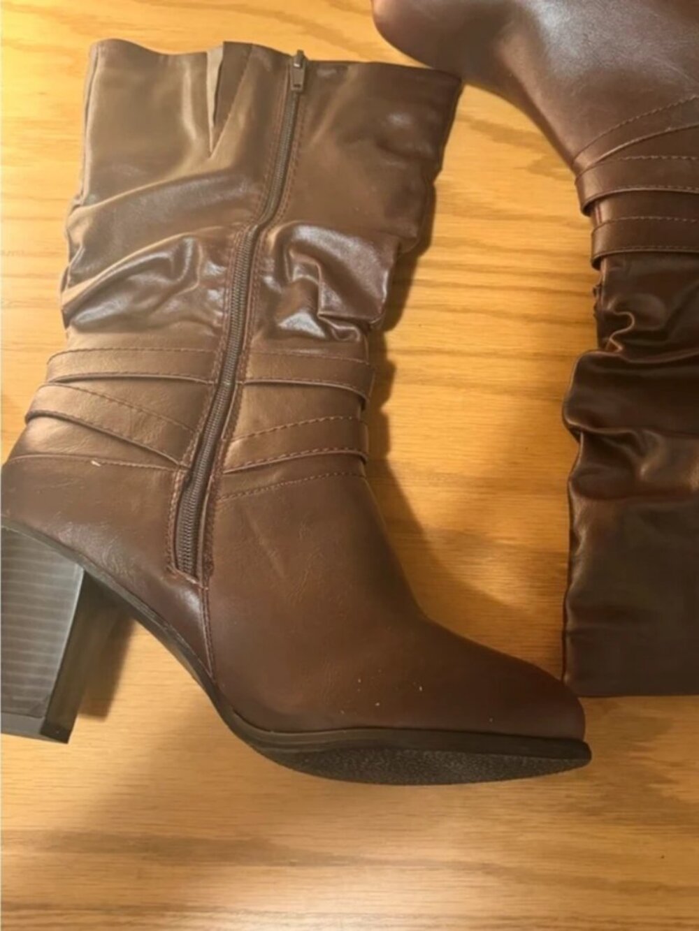 Maurices Dark Brown Heeled Boots